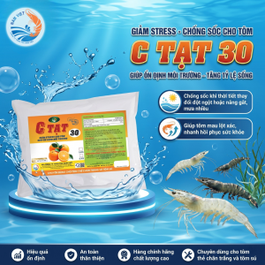 C TẠT 30 - Giảm stress, chống sốc cho tôm