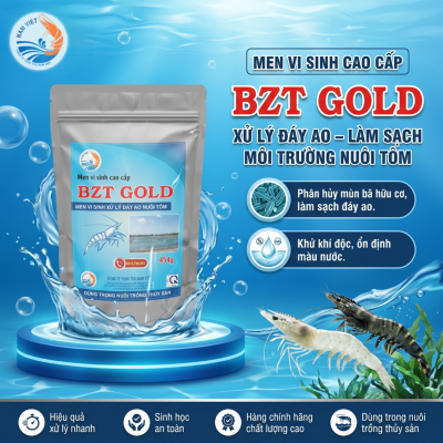BZT GOLD 454Gr - Men vi sinh xử lý đáy ao